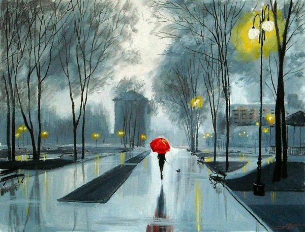 Леонид Афремов картины Исаакиевский собор