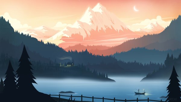 Пейзаж Минимализм