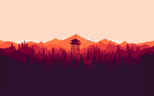 Фон Firewatch 4k
