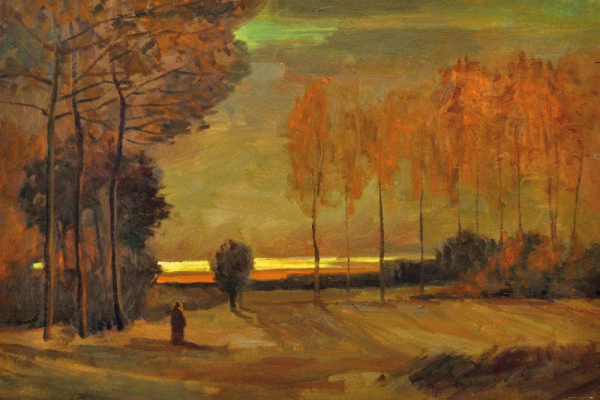 Винсент Ван Гог осенний пейзаж 1885