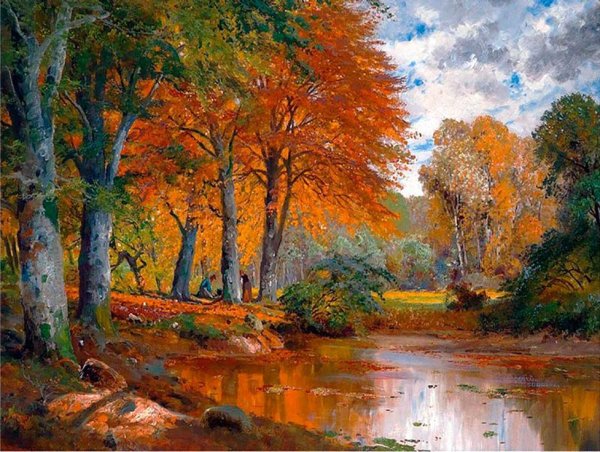 Художник Александр Коваль.весенние пейзажи