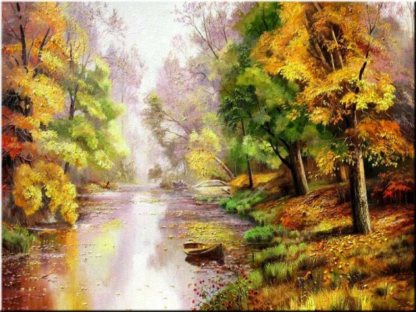 Игорь Разживин пейзажи лес