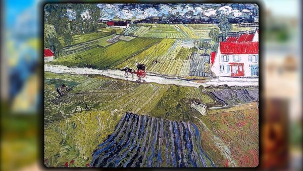 «Пейзаж в овере после дождя». Винсента Ван Гога (1853—1890).