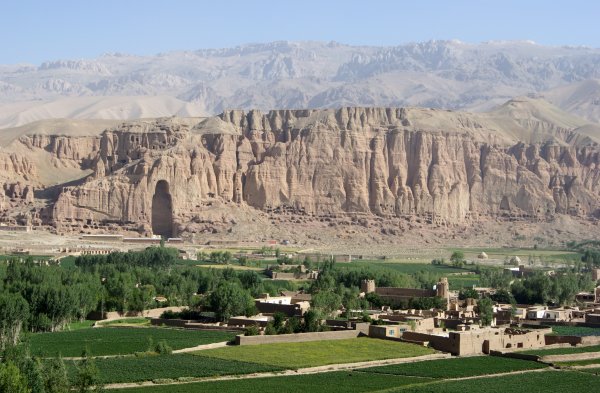 Город Бамиан в Афганистане