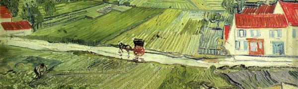 Ван Гог дорога в овере после дождя