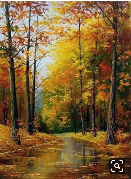 Художник Геннадий Янулевич осенний лес