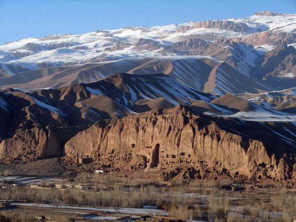 Город Бамиан в Афганистане