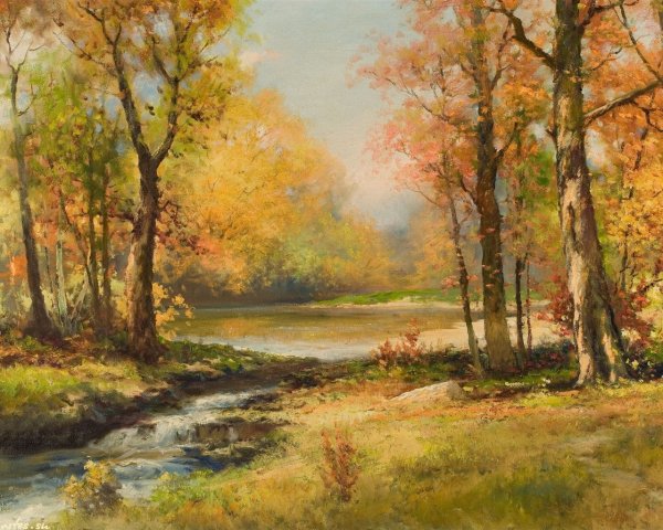 Живопись пейзажи маслом Роберт файк