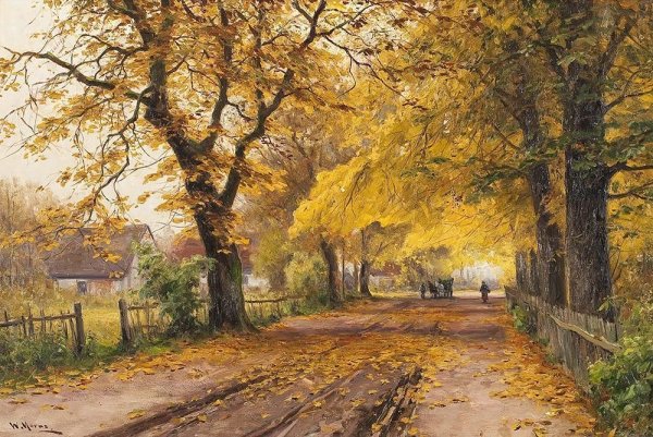 Вальтер Морас художник осень