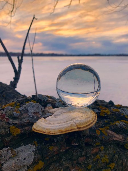 Шар стеклянный