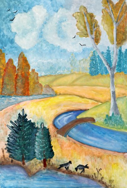 Пейзаж для детей