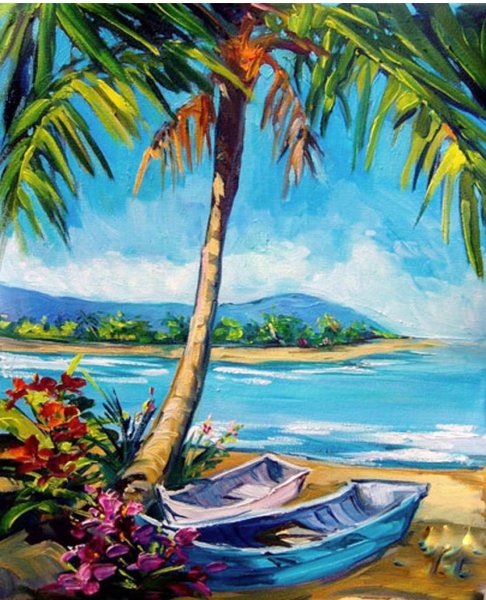 Тропический пейзаж в живописи