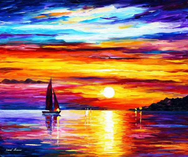 Афремов Леонид художник море