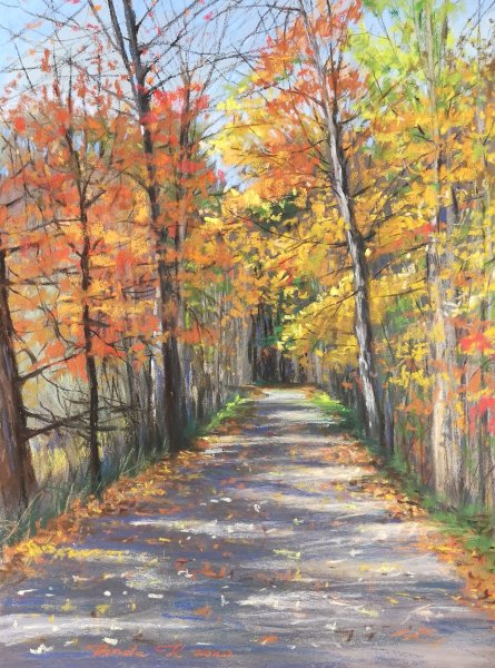 Осенний пейзаж аллея