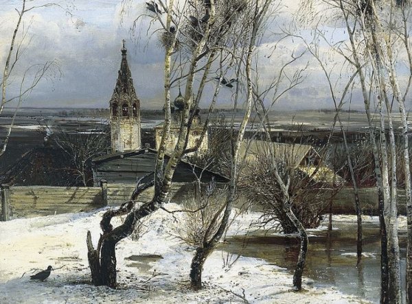 Алексей Саврасов проселок 1873