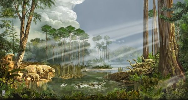 Триасовый период мезозойской эры