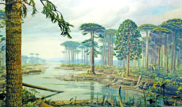 Мезозойская Эра Триасовый Юрский