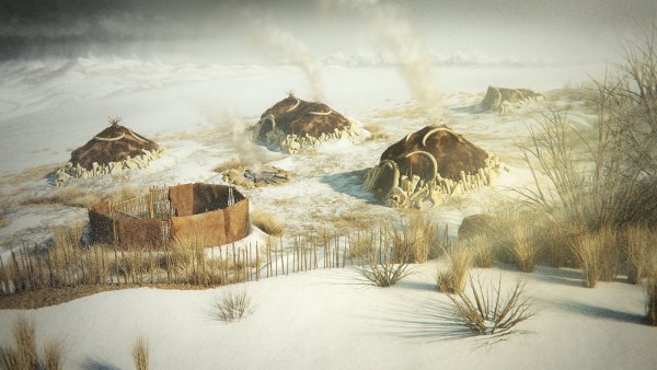 Древние жилища людей в Ледниковый период