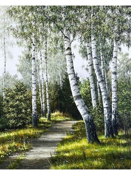 Художник Курицын Сергей Павлович картины березы