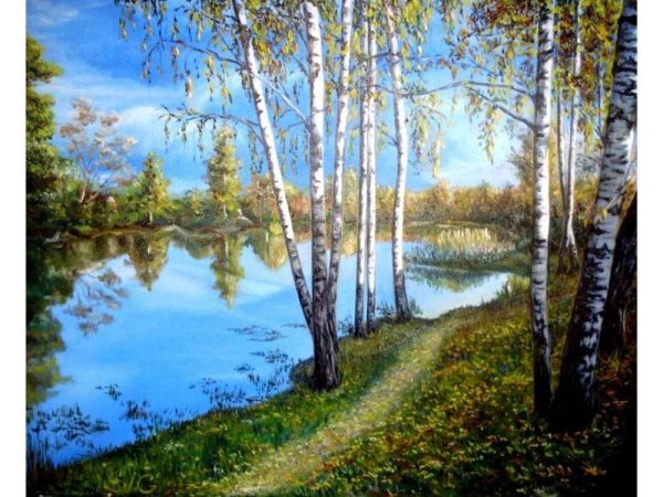 Художник Былич Александр.русские березы