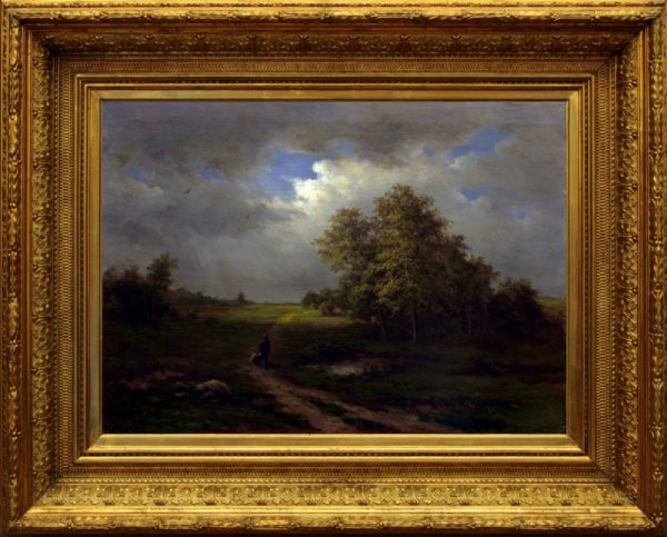 Картина пейзаж в раме