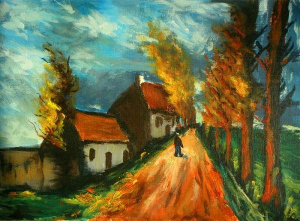 Морис де Вламинк. Пейзаж 1910