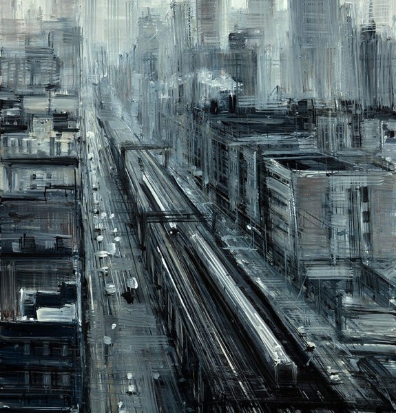 Джереми Манн художник картины город