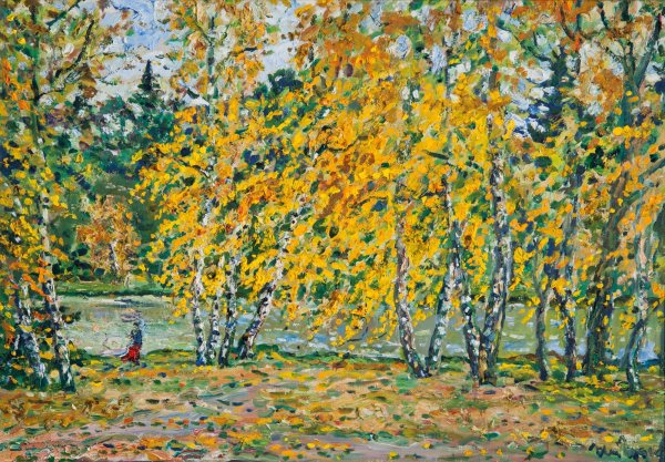 Станислав Жуковский "Княжеский дом осенью"