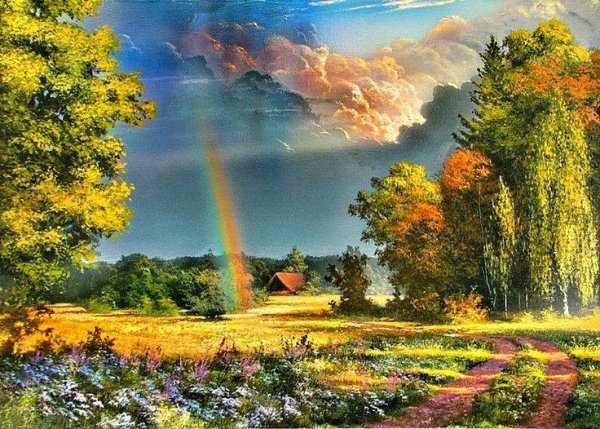 Сергей Ковальчук Пейзажная живопись гроза