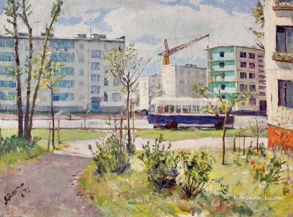 Железная дорога художник Александр Журавлев