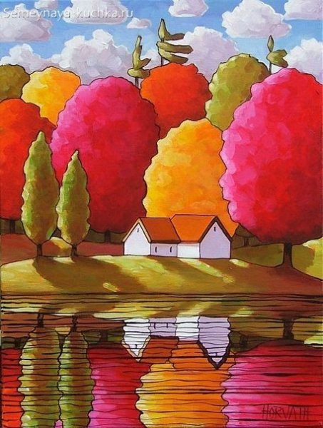 Осенний пейзаж легкий