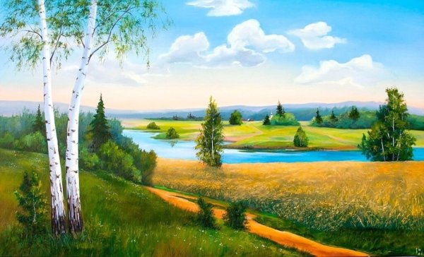 Джеймс Криттенден испанский пейзаж