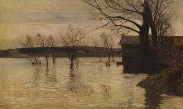 Исаак Ильич Левитан « разлив на Суре» (1887),