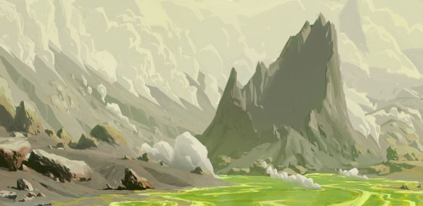 Концепт арты пейзажи