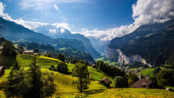 Швейцария горы Альпы