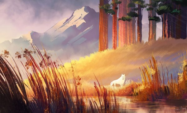 Фантастический горный пейзаж