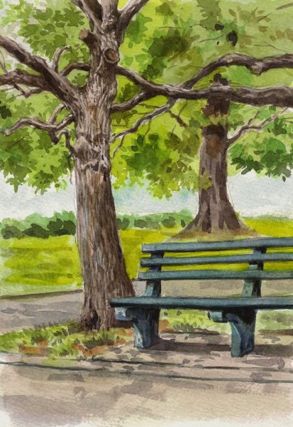 Парковый пейзаж