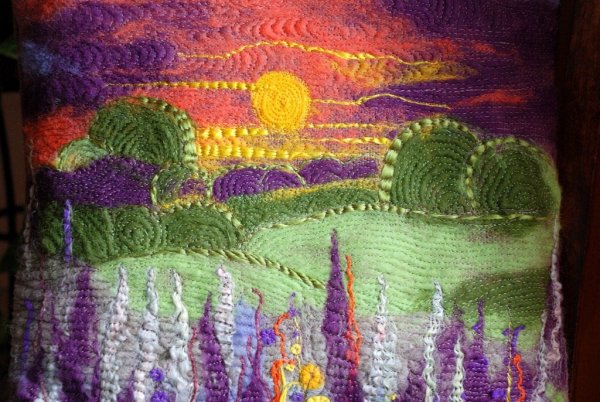 Пейзажи из ниток