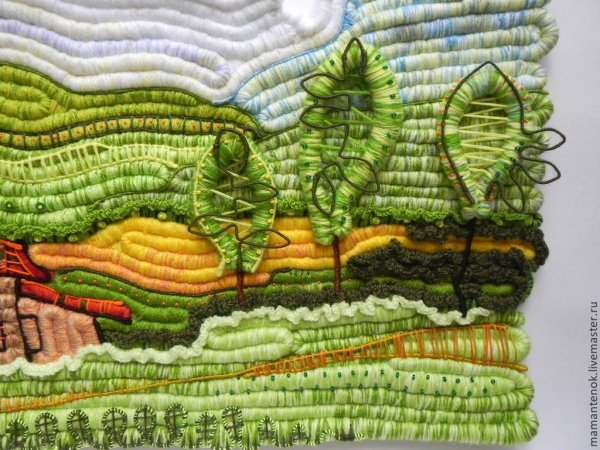 Панно на тему зима