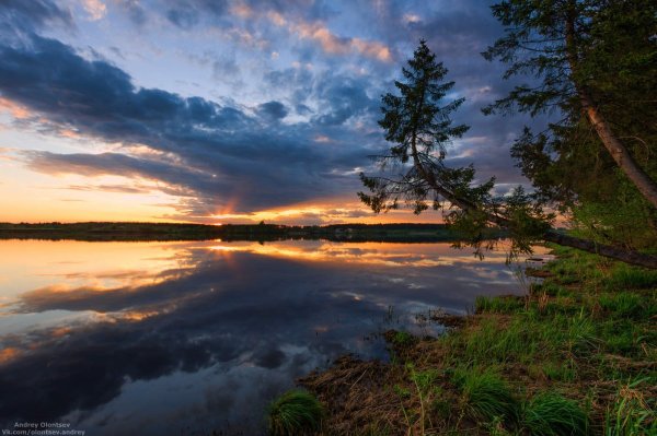 Берег Волги Дубна