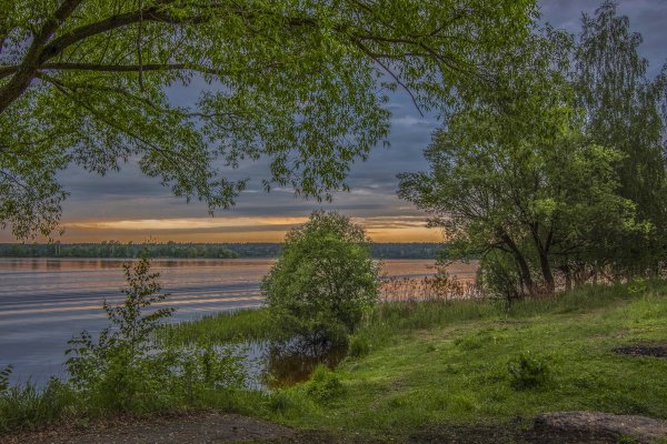 Берег реки Волги Самара