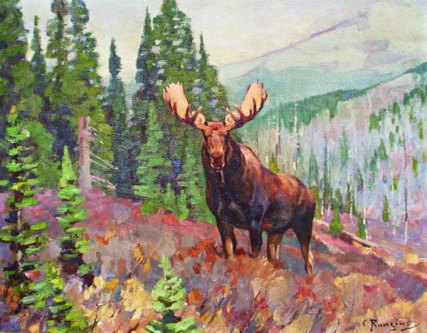 Карл Рунгиус бычий Лось