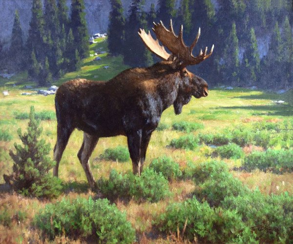 Картина лоси