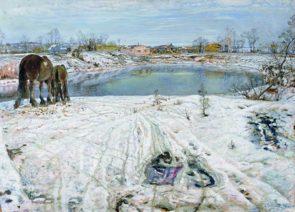 Исаак Бродский (1884 — 1939). К весне