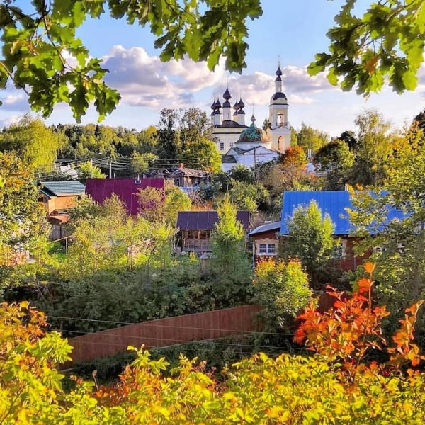 Плёс Ивановская область Золотая осень