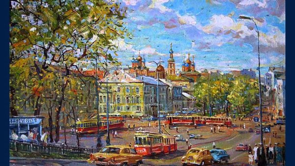 Город Шуя Ивановской области река Теза