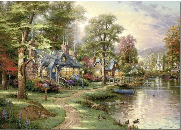 Томас Кинкаде его картины