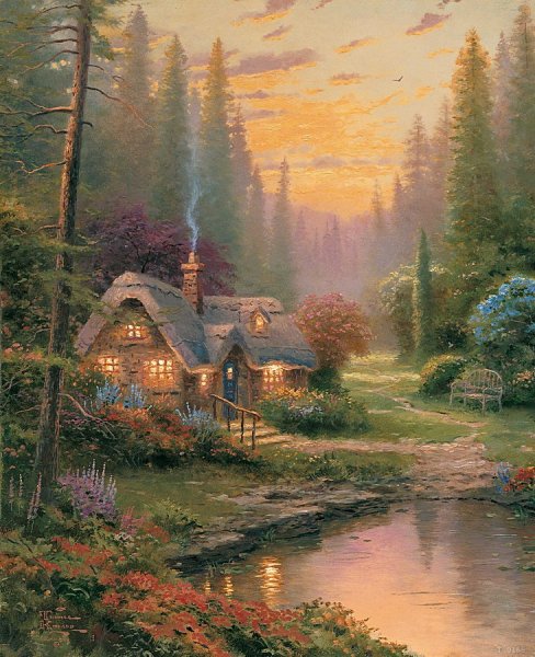 Томас Кинкаде художник горы