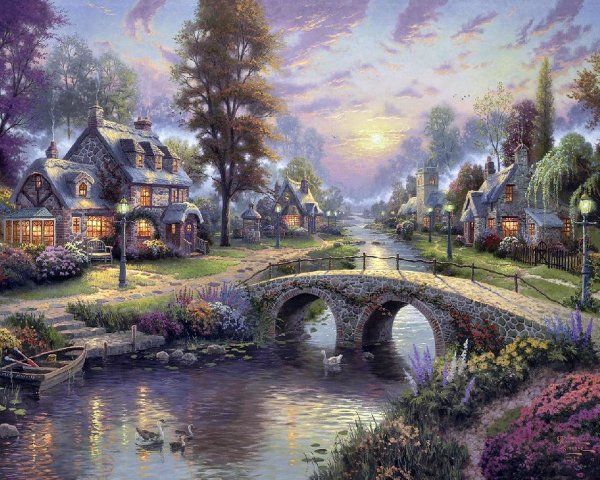 Американский художник Томас Кинкейд