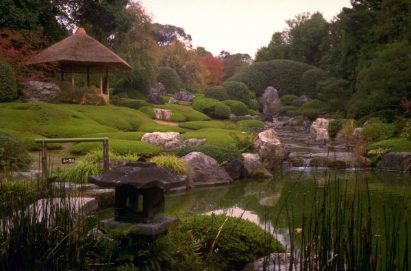 Ландшафтный пейзажный сад Японии